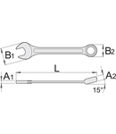 Chei combinate, varianta lunga 3.2mm, 105mm, 8mm, 14mm, 4mm, 3.2mm, 11g