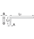 cheie inelara simpla izolata 10mm, 220mm, 78mm, 18.2mm, 10mm, 151g