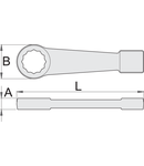 Chei inelare de soc, pentru lucrul in siguranta la inaltime 41mm, 235mm, 22mm, 74mm