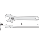 Cheie reglabila 100, 110mm, 9.8mm, 17mm, 61g