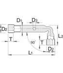 Chei tubulare pipa din teava 10mm, 121mm, 41mm, 13mm, 15.5mm, 82g