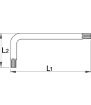 Chei locas cu profil ZX 75mm, 30mm, 18g