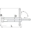 Cheie de bujii 16mm, 19mm, 145mm, 120mm, 182g