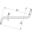 Cheie shimbat ulei la cutia de viteze 202mm, 169mm, 13mm, 305g