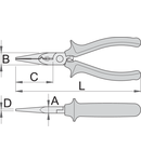 Clesti de electrician multifunctionali 160mm, 16mm, 2.5mm, 9mm, 49mm, 141g