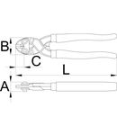 cleste tais fata conditii grele 200mm, 34,8mm, 19,5mm, 16,5mm