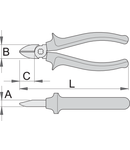 Clesti tais lateral 140mm, 19mm, 9.5mm, 18mm, 169g