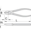 Clesti tais lateral 125mm, 19mm, 9.5mm, 18mm, 115g