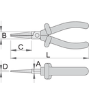 Clesti cu varfuri rotunde 140mm, 15mm, 9mm, 39mm, 2mm, 114g