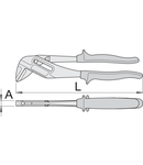 Clesti reglabili pentru instalatii 240mm, 11mm, 42mm, 420g