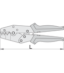 Clesti cu parghie pentru sertizare 0.5 - 6mm, 226mm, 575g
