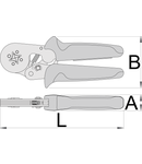 Clesti de sertizare - strangere 180mm, 433g