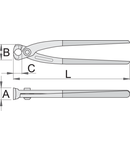 Clesti pentru plasa de sarma 190mm, 26mm, 22mm, 15mm, 214g