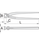 Clesti pentru plasa de sarma 190mm, 26mm, 22mm, 15mm, 214g