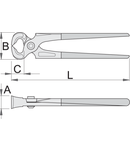 Clesti de cuie 160mm, 46mm, 22mm, 16mm, 242g