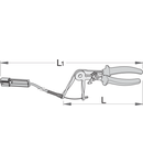 Clesti cu clema arc automata 230mm, 600mm, 415g