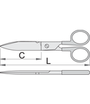 foarfeca de electrician 145mm, 52mm, 81g