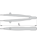 Penseta dreapta izolata la 1000 V 165mm, 45g