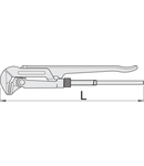 Clesti de tevi cu gura la 90° mdel Suedez 1mm, 50mm, 320mm, 692g