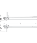 Dispozitiv pentru taiere tije filetate M 6, M 8, M 10, 945mm, 95mm, 210mm, 5100g