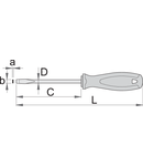 Surubelnite plate TBI 0.4 x 2.5mm, 60mm, 145mm, 2.5mm, 33g