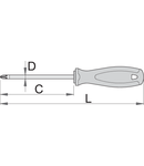 Surubelnite TBI-(PH) PH 1, 200mm, 300mm, 4.5mm, 74g