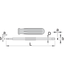 Surubelnita reversibila 1.0 x 6.0mm, PH 2, 140mm, 6mm, 53g