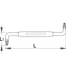 Surubelnita unghiulara cu capete PZ PZ 1 - PZ 2, 125mm, 20mm, 29g