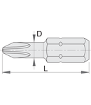 Bituri PZ-set de 3 piese PZ 1, 4.5mm, 25mm, 10g