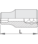 Adaptor 1/2" - 5/16" 1/2" - 5/16", 37mm, 60g