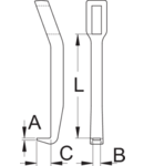 Brat 250 - 350, 195mm, 11mm, 24mm, 22mm, 828g