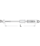 Extractor inertial 52mm, 6,5mm, 36, 36mm, 495mm, 555mm, 555mm, 3300g