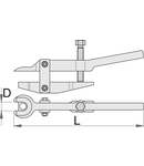 Extractor profesional pentru pivoti 16mm, 260mm, 35kN, 3.5tone, 17mm, 925g