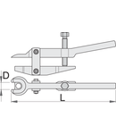 Extractor profesional pentru pivoti 18mm, 260mm, 35kN, 3.5tone, 17mm, 1055g