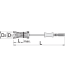 Extractor inertial 125mm, 125mm, 600mm, 2625g