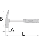 Ciocane dulgher 550g, 27mm, 320mm, 168mm, 825g