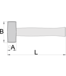 Baroase 1000g, 40mm, 260mm, 95mm, 1065g