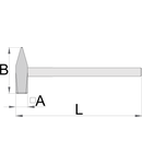 Ciocane de mana 3000g, 56mm, 600mm, 160mm, 3395g