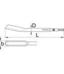 Dalta canelata SDS plus 250mm, 16mm, 347g