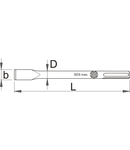 Dalta lata SDS max 280mm, 18mm, 507g