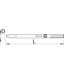 Dalta ascutita SDS max 280mm, 18mm, 482g