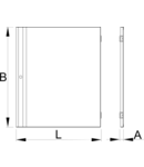 Door for 994 589mm, 694.7mm, 26mm, 5400g