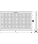 Polița verticala de scule pentru 940H 608mm, 120mm, 608mm, 9600g