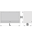 Dulap agațat pentru banc de lucru 1500mm, 350mm, 510mm