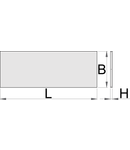 Suprafața de lucru inoxidabila 2000mm, 753mm, 41mm