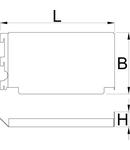 Set de acoperire pentru banc modular pentru unghi, set de 2 buc 241,4mm, 130mm, 31,8mm