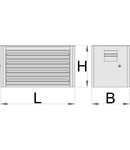 Dulap Eurovision - 4 compartimente 690mm, 355mm, 394mm, 24800g