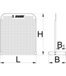 Panou pe picioare proprii 612mm, 290mm, 170mm, 707mm, 5488g