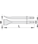 Dalta cu varf sapa 178mm, 32.8mm, 19mm, 207g