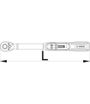 Electronic torque wrench 1/4", 1 - 20Nm, 207mm